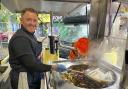 : Spanish-trained Matthew Whewell uses only Spanish ingredients at his Love is Churros stall.