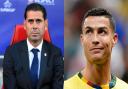 Fernando Hierro, left, is due to take a role with Al-Nassr, the Saudi club who also have Cristiano Ronaldo in their ranks