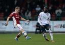 Richard Taylor came off with a groin problem at Swindon