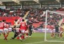 Chris Forino scores from close range