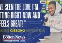 Ibrahim Cissoko is in fine form at Wanderers