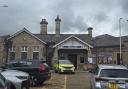 Police at Shipley Railway Station on Tuesday (June 2)