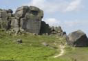 Ilkley Moor and the Cow and Calf Rocks provided the setting for Leeds United's reveal of their new away kit