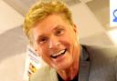 David Hasselhoff at Bolton Market. Photo by Nigel Taggart, Newsquest (Bolton) Ltd, Friday October 23, 2015.
