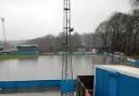 Water covers Ramsbottom FC's ground