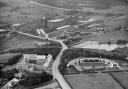Aerial view of Lostock in 1934