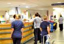 A health care worker has claimed patients are waiting in corridors for up to 14 hours with ambulance staff at York Hospital A&E. Picture: Frank Dwyer