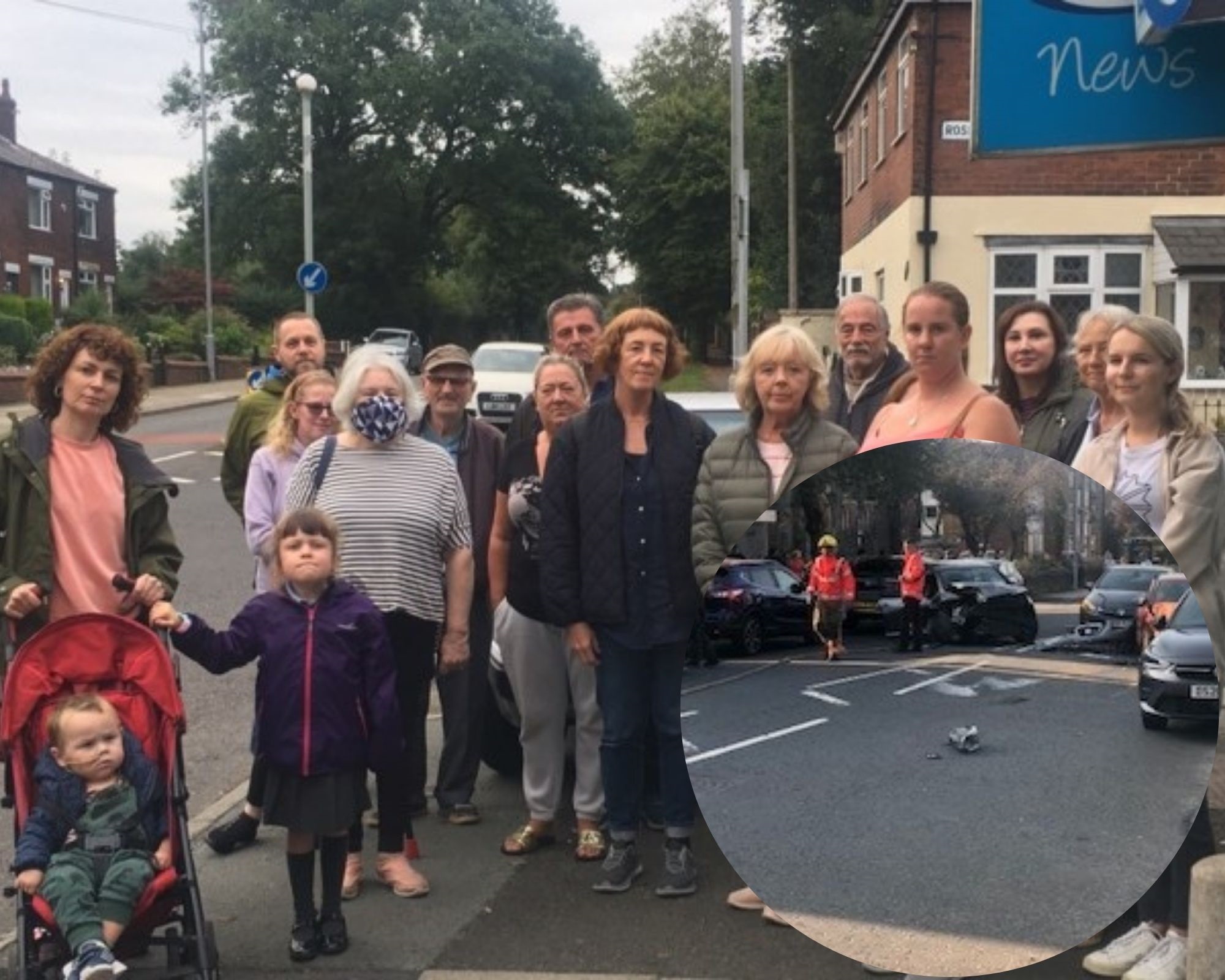 Residents renew calls for action after five vehicle crash in Stand Lane - Vimarsana News