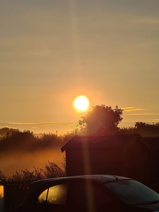 MORNING SUN: Neil Pendlebury took this shot