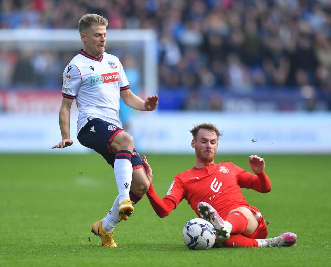 Lloyd Isgrove could come in to the Bolton side again at Plymouth