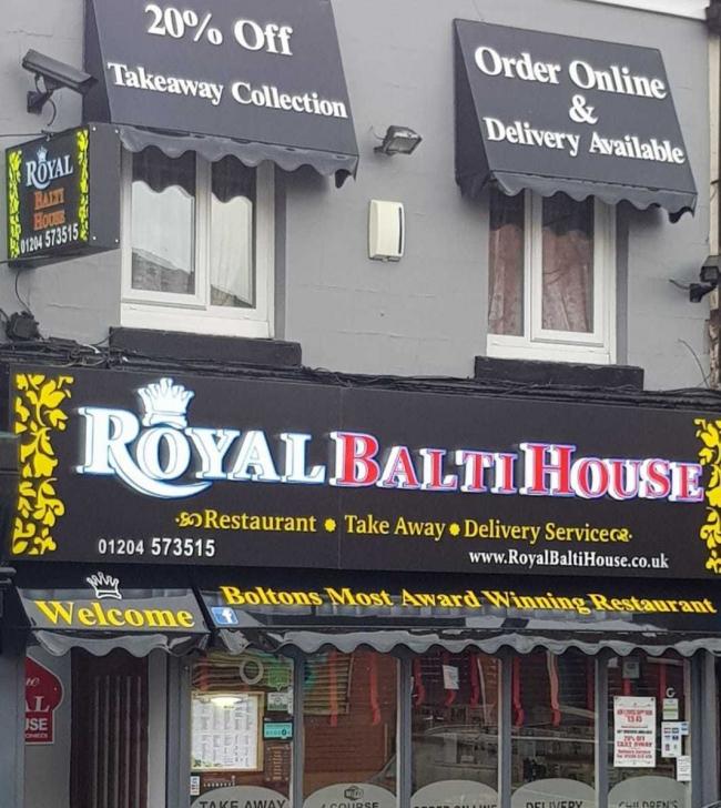 Royal Balti House in Farnworth was broken into this morning.