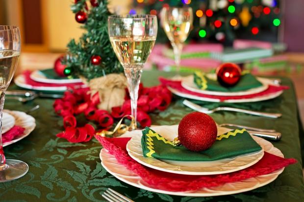 The Bolton News: Pictured, festive Christmas table set up. Credit: Pixabay.