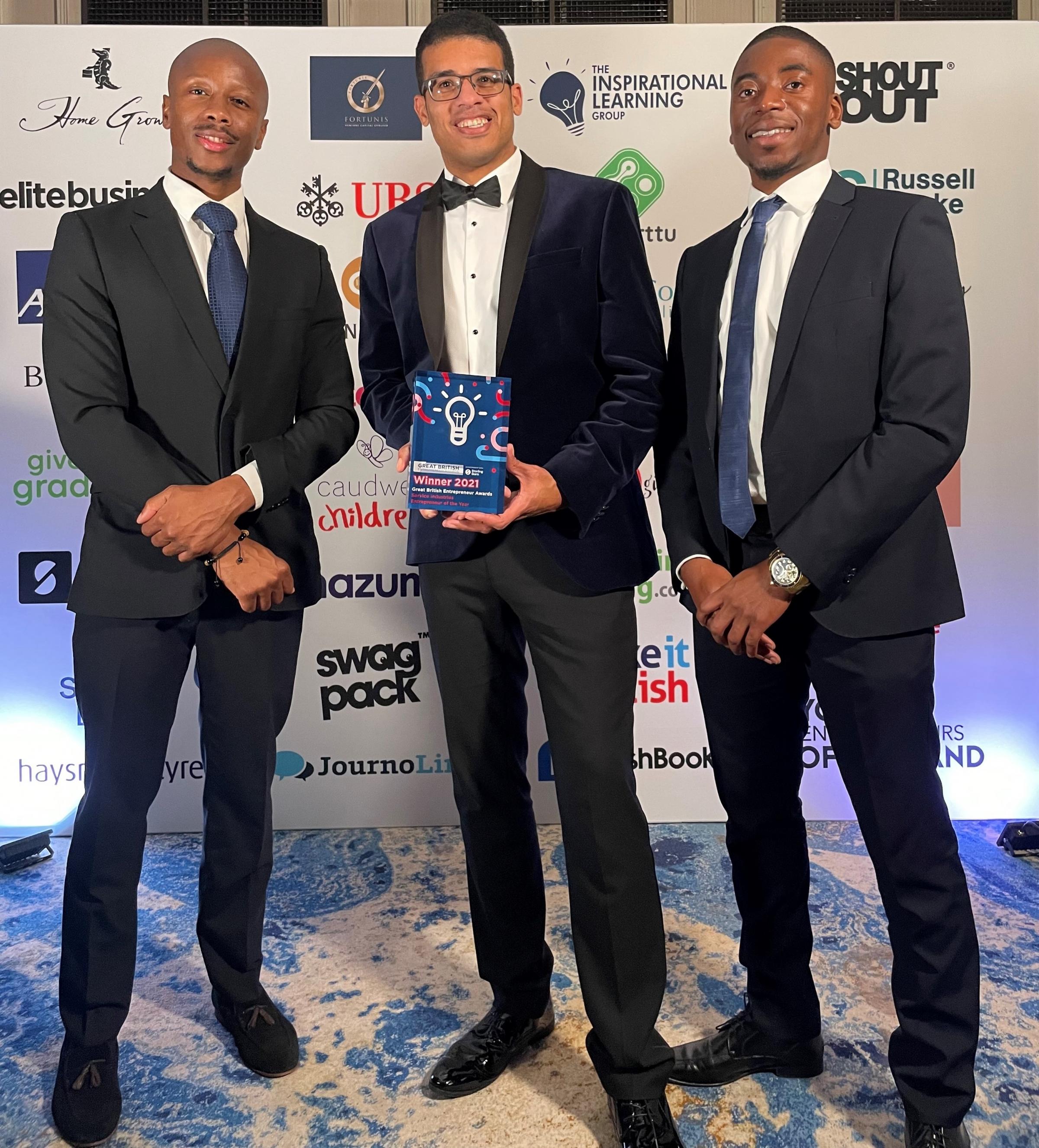 Essentialise Workplace Wellbeing winners at the Great British Entrepreneur Awards