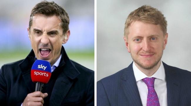 CHALLENGE: Gary Neville has confronted Bolton North East MP Mark Logan over an alleged party at 10 Downing Street last December