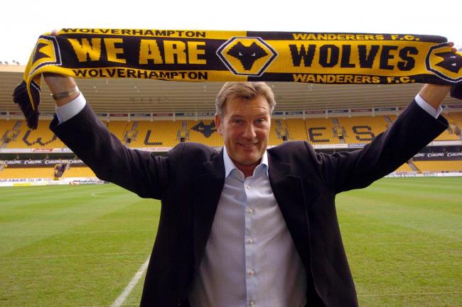 Glenn Hoddle is presented by Wolves