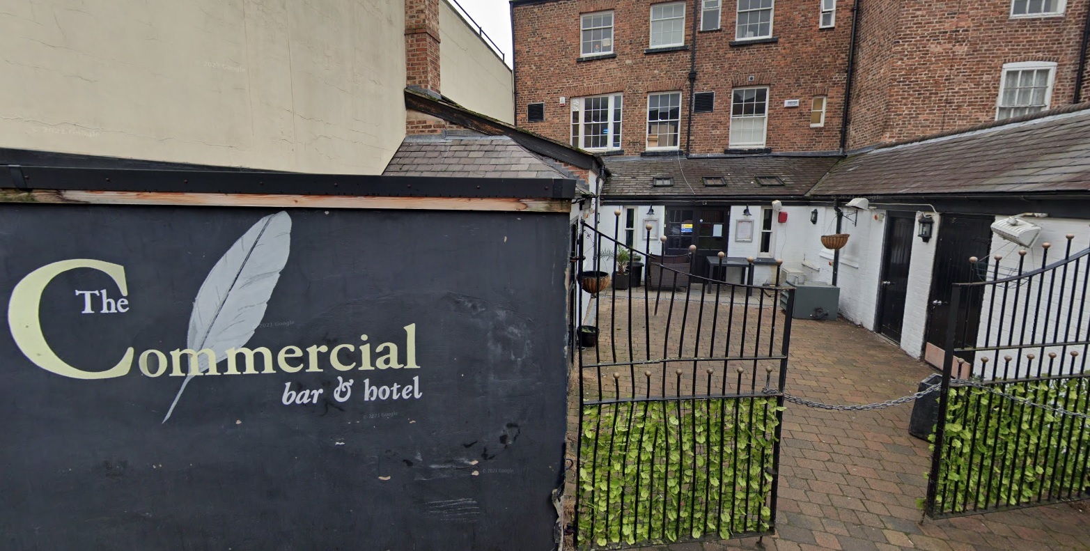 The Commercial Bar and Hotel, Chester. Picture: Google.