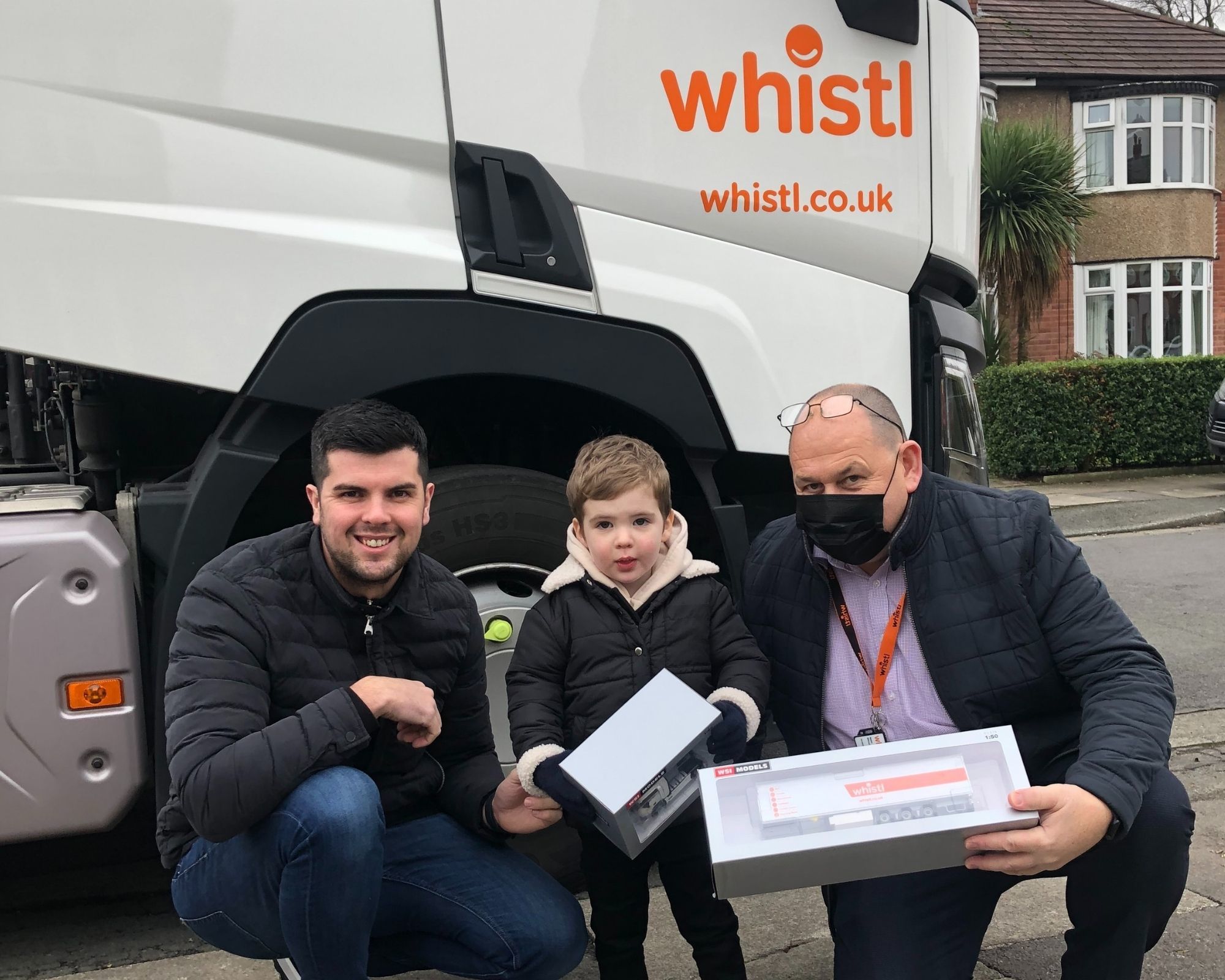Christmas comes early with Bolton boys incredible Whistl lorry delivery