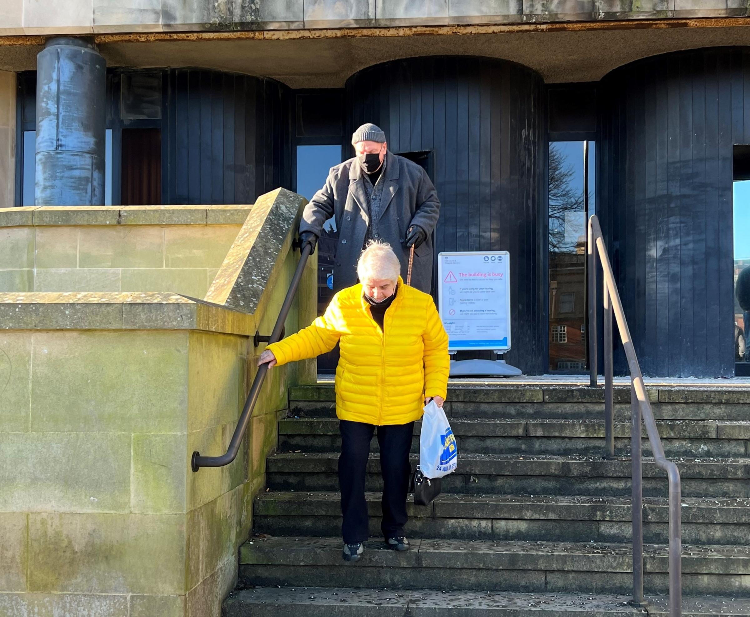 Snowball row: Pensioners, 75, in court after neighbour dispute