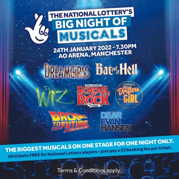 The Bolton News: National Lottery's Big Night Of Musicals (Camelot)