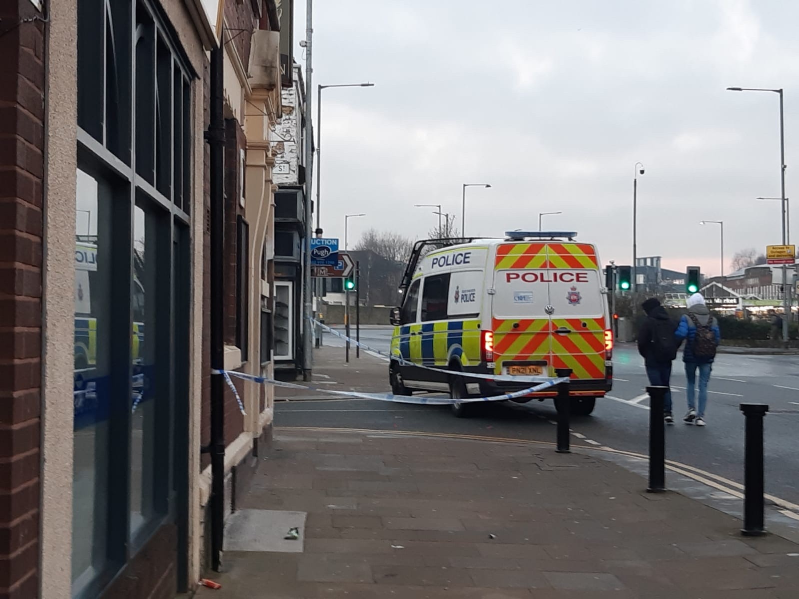 LIVE: Police cordon in place off Great Moor Street