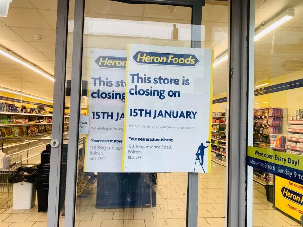 The Bolton News: Heron Foods in Bolton Town Centre to close