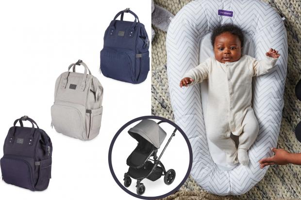 The Bolton News: Changing bags, 3-in-1 Pram and the Snuggle Nest (Aldi)