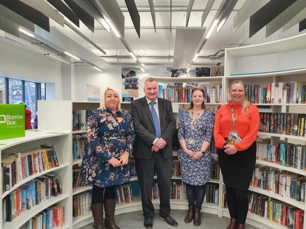 The Bolton News: Ward councillors gather for opening of Little Lever's new library