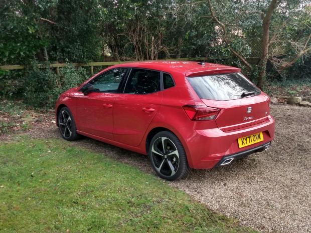 The Bolton News: The bright read paintwork of the SEAT Ibiza really catches the eye in these images 