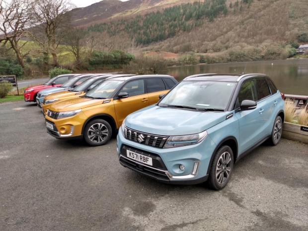 The Bolton News: The full hybrid Suzuki Vitara on test in Cheshire and Wales during the launch event 