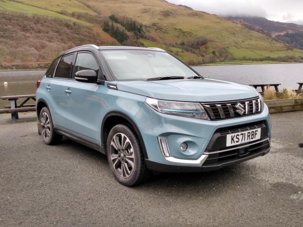 The Bolton News: The full hybrid Suzuki Vitara on test in Cheshire and Wales during the launch event 