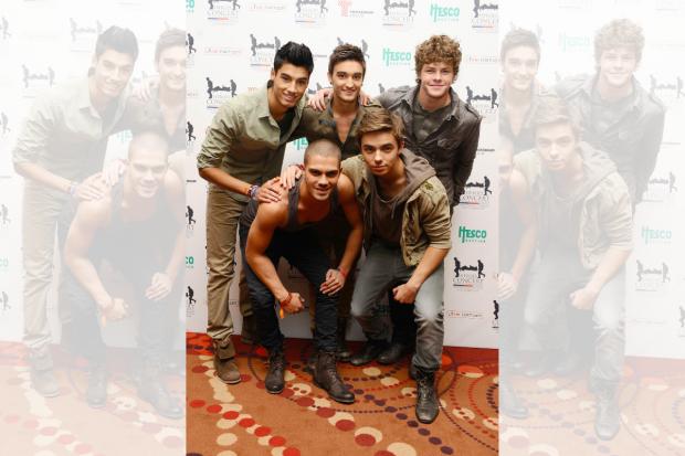 The Bolton News: Back row from left - right: Siva Kaneswaran, Tom Parker, Jay McGuiness, (front row, left- right) Max George, Nathan Sykes of The Wanted backstage at the Help For Heroes Concert at Twickenham Stadium, south west London