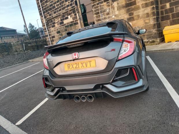 The Bolton News: The Honda Civic Type R on test in West Yorkshire 