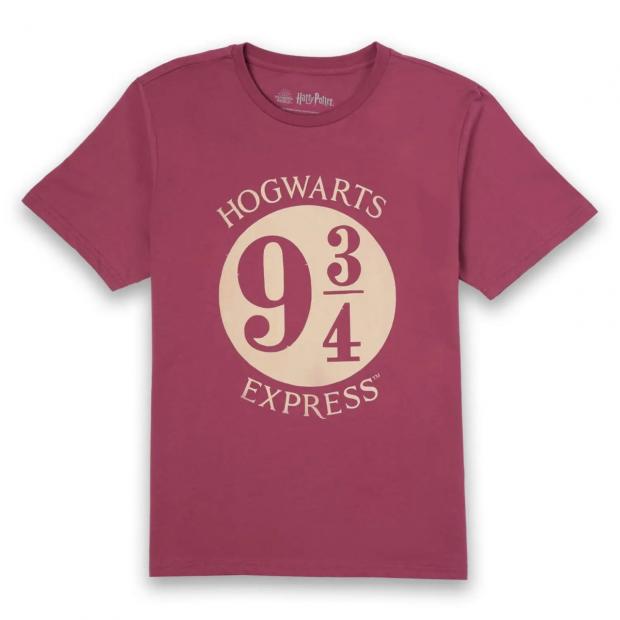 The Bolton News: Harry Potter Platform Burgundy T-Shirt (IWOOT)