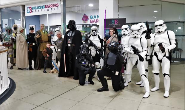 The Bolton News: Star Wars characters in action. Credit: Pictures by Henry Lisowski