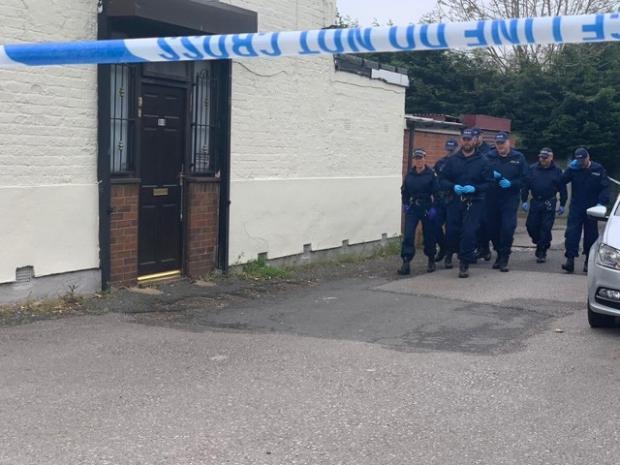 The Bolton News: Crime Scene Investigators at the scene