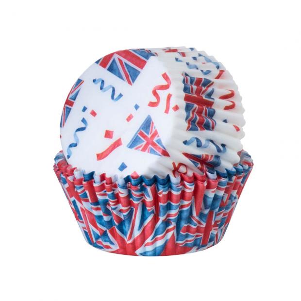 The Bolton News: Union Jack Cupcake Cases (Lakeland)
