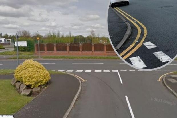 New double yellow lines are set to be painted across Westhoughton, such as on the junction of Redwood with The Hoskers