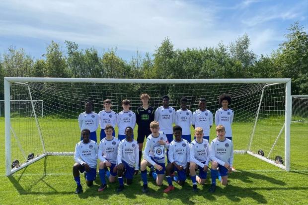 LINE-UP: Turton's Under-14s cup kings