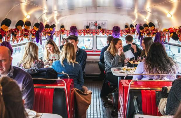 The Bolton News: Vintage Afternoon Tea Bus in London for Two with B Bakery. Credit: Virgin Experience Days