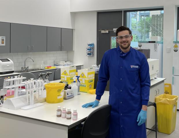 The Bolton News: PhD student Kieran Smith from Newcastle University who oversaw the glucose monitoring and analysed the data for the study (Newcastle University/PA)