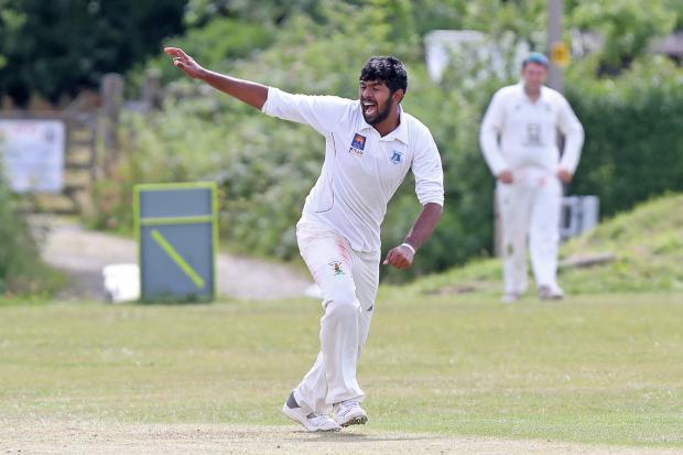 GOOD PERFORMANCE: Feniscowles’ Sehan Weerasinghe enjoyed a productive game against Ribblesdale Wanderers