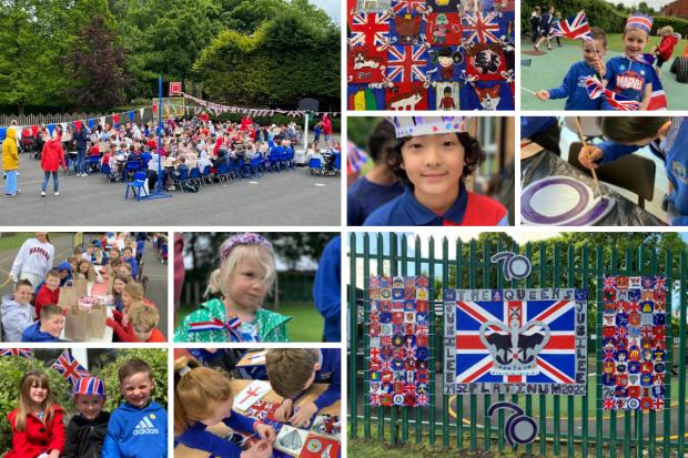 The Bolton News: St Peter’s Smithills Dean School go all out for Queen's Jubilee