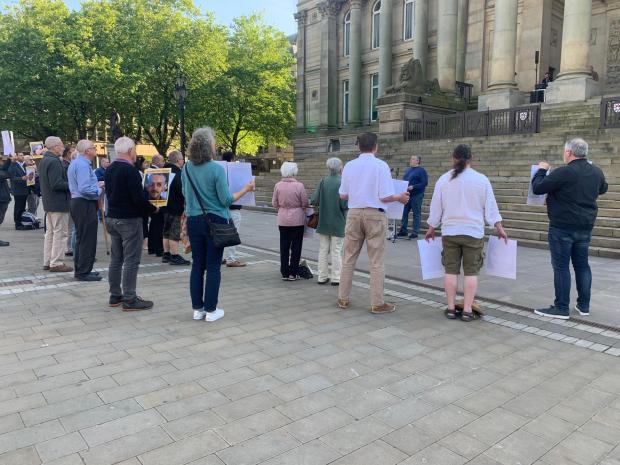 The Bolton News: Community gathering together to pay their respects