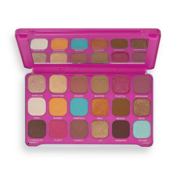 The Bolton News: Love Island x Makeup Revolution I've Got a Text Forever Flawless Eyeshadow Palette. Credit: Revolution