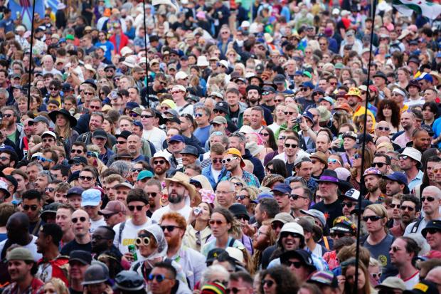 The Bolton News: People at the Park Stage at Glastonbury (PA)