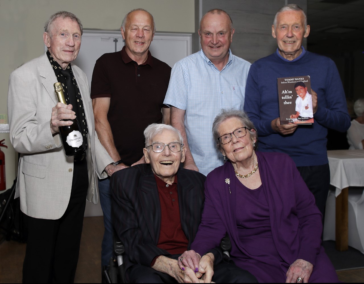 Bolton Wanderers legend Tommy Banks raises £6,000 for Alzheimer’s Society