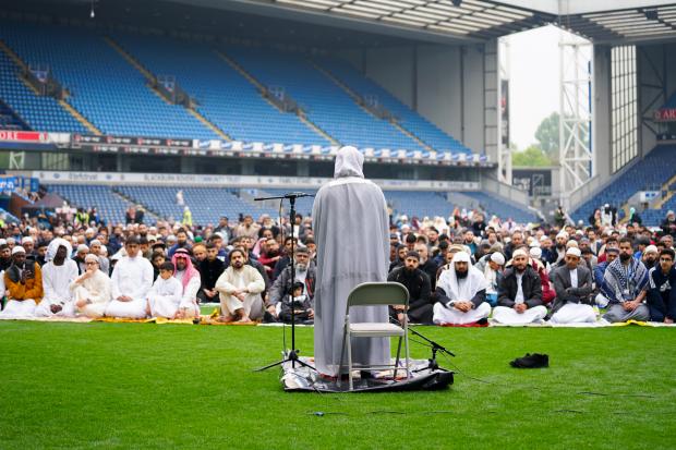 Eid prayers were held at Ewood Park for the first time in May.