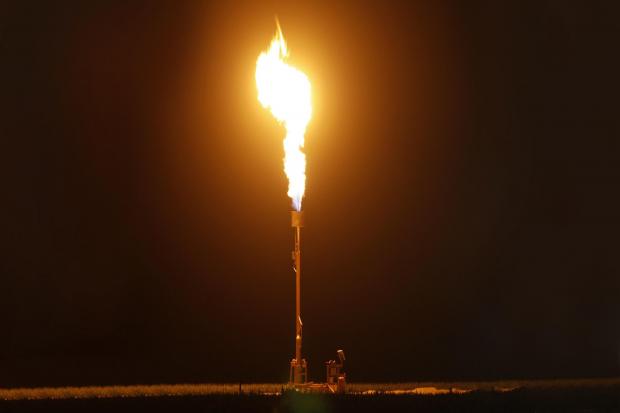 Gas and oil extraction using hydraulic fracturing (Photo by David McNew/Getty Images).