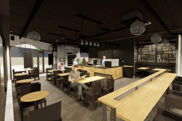 The Bolton News: The concept drawing for the new café