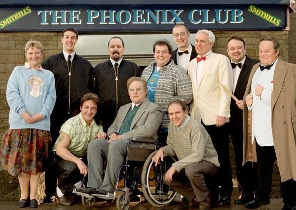 The Bolton News: Cast of Phoenix Nights, created by and starring Peter Kay.